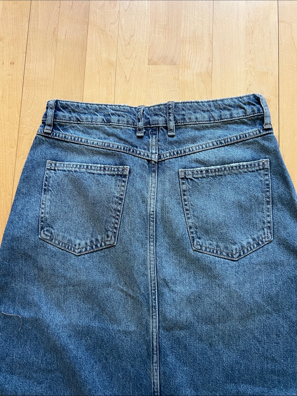 Free People Denim Maxi Skirt sizes 8 and 12 - Picture 8 of 10